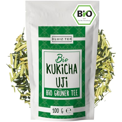 Kukicha Tee Bio - 100 Gramm Japan Tee I Japanischer Grüner Tee I 100 Gramm Kukicha Grüner Tee Japan Bio I Organic Green Tea by KLUIZ von KLUIZ