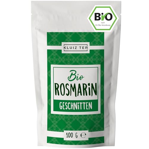 Bio Rosmarin getrocknet und geschnitten - 100 Gramm Rosmarin Tee by KLUIZ von KLUIZ