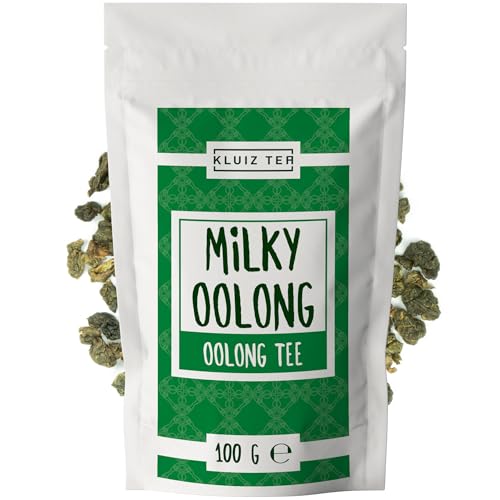 Milky Oolong Tee - 100 Gramm I Premium Oolongtee mit cremiger Milchnote I Milky Oolong Tea lose by KLUIZ TEA… (Milky Oolong, Konventionell) Milky Oolong Tee - 100 Gramm I Premium Oolongtee mit cremiger Milchnote I Milky Oolong Tea lose by KLUIZ TEA… (Milky Oolong, Konventionell) von KLUIZ