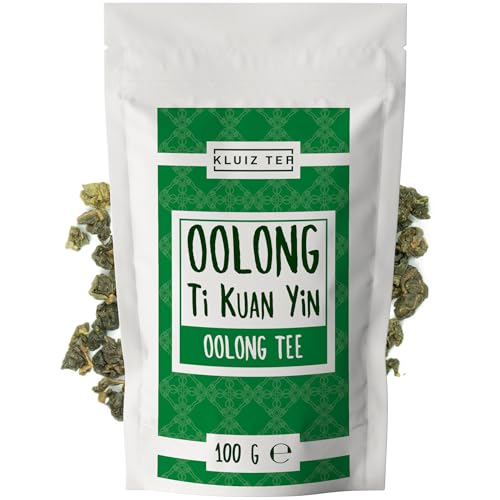 Oolong Ti Kuan Yin Tee - 100 Gramm | Premium Oolong aus der südchinesischen Teeprovinz Fujian | Oolong Tea by KLUIZ TEA von KLUIZ