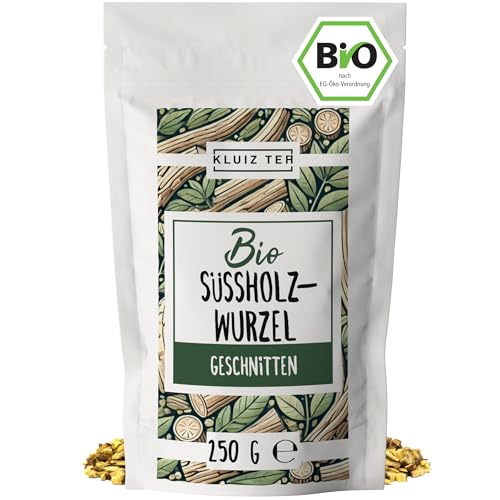 Süßholzwurzel Tee Bio 250 Gramm - Süßholz Tee I 100% natürlich aus Biologischem Anbau by KLUIZ TEA von KLUIZ