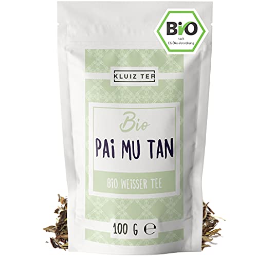 Weißer Tee Bio - Pai Mu Tan I 100 Gramm Weisser tee lose Bio I Organic White Tea by KLUIZ TEA von KLUIZ