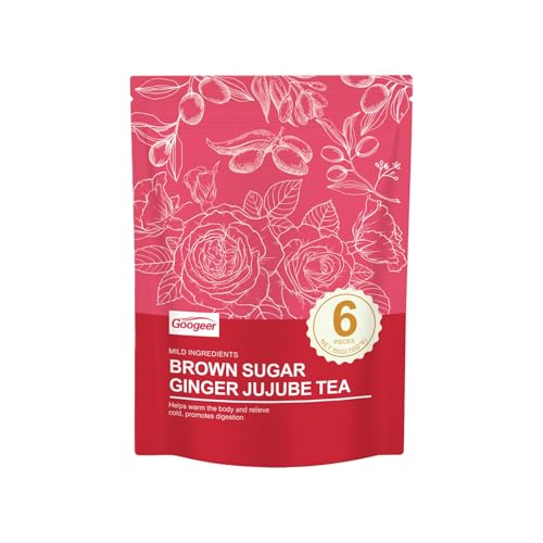 Kräuterteemischung Aus Rotem Zucker, Ingwer Und Rose – Warmes Und Wohltuendes Getränk Mit Natürlichen Zutaten, Wohltuendem Aroma, Einfach Zuzubereiten(1PCS) von KLYso