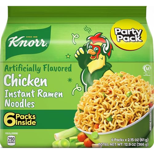 KNORR - Instantnudeln Huhn 6er-Pack - (6 X 50 G) von KNORR