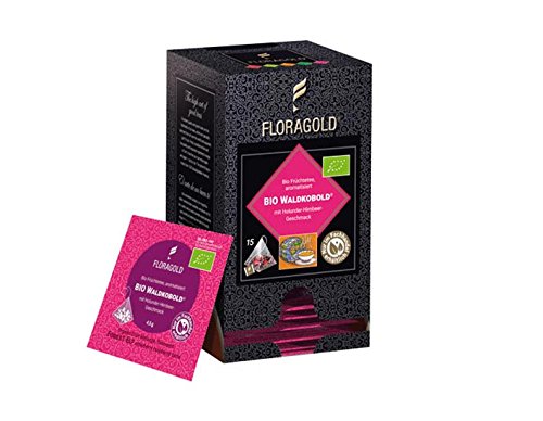 BIO Früchtetee »Waldkobold« Floragold Pyramiden-Teebeutel 1 Pack von KOBU-TEE