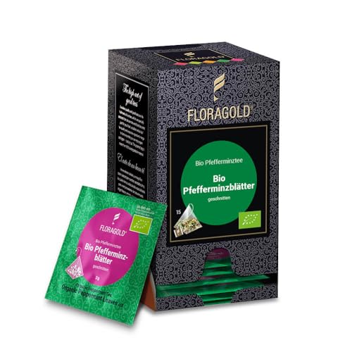 BIO Kräutertee »Pfefferminze« Floragold Pyramiden-Teebeutel 1 Pack von KOBU-TEE