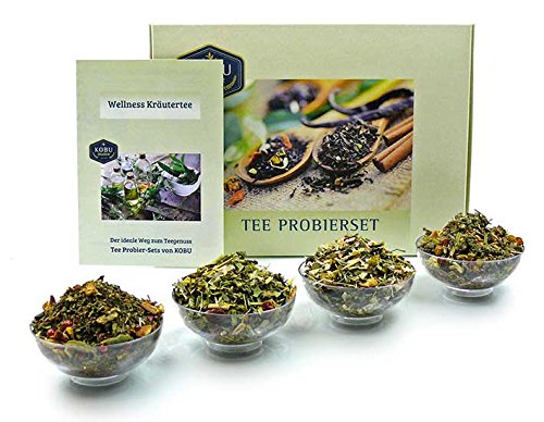 »Wellness Kräutertee« Probier-Set mit vier Sorten von KOBU-TEE