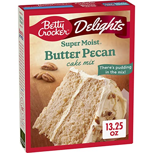 Betty Crocker Delights Super Moist Butter Pecan Cake Mix, 13.25 oz.F von KOMIRO