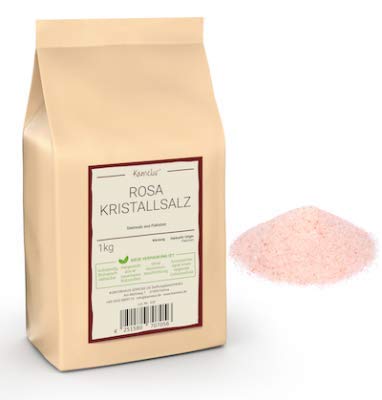 Kamelur 3x1kg Rosa Kristallsalz fein feines Steinsalz ohne Zusätze von Kamelur
