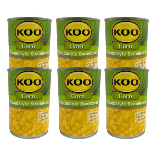 Koo Sweetcorn Creme, 415 g, 6 Stück von KOO