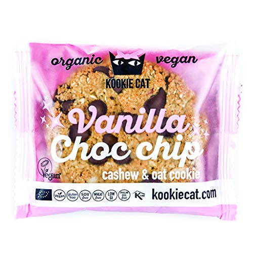 Kookie Cat Bio Vegane Vanilla Choc Chip, 50 g von KOOKIE CAT