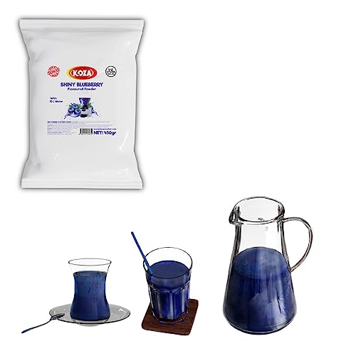 KOZA Getränkepulver für Kaltgetränke-Automat 450gr | Pulver für Kalt Getränk | Türkischer Saft | Ice Tea Pulver | Eistee | Krümeltee | Getränke Pulvermischung | Instantgetränk (Heidelbeere) von KOZA