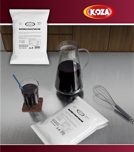 KOZA Instant Getränkepulver im Beutel 1000gr | Pulver für Heiß oder Kalt Getränk | Türkischer Tee | Ice Tea Pulver | Eistee | Krümeltee | Früchtetee | Cay | Teepulver | Oralet | (Maulbeere) von KOZA