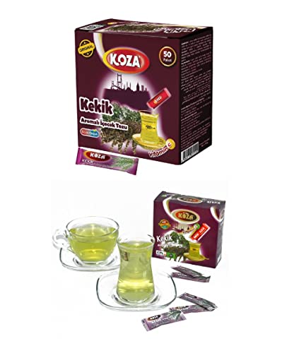 KOZA Oregano Instant Getränkepulver Stick einzeln Verpackt 50er Pack | Pulver für Heiß oder Kalt Getränk | Türkischer Tee | Ice Tea Pulver | Eistee | Früchtetee | Cay | Teepulver von KOZA