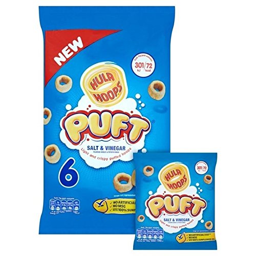 Hula Hoops Puft Salz & Essig 15G X 6 Pro Packung von KP