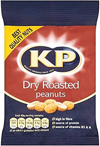 KP Dry Erdnüsse Geröstet - 65g - 10er-Packung von KP