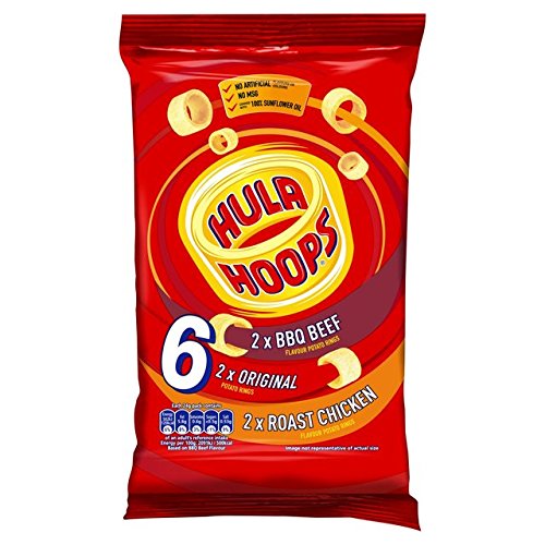 KP Hula Hoops - Meaty Variety (7x25g) - Packung mit 2 von KP