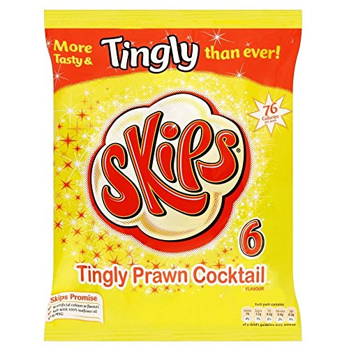 KP Skips - Tingly Krabbencocktail (6x15.5g) - Packung mit 6 von KP