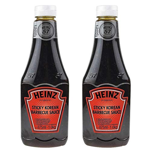 2 x 875 ml haftende koreanische Grillsoße, Fleisch, Grill, Gewürze, Marinade von Fiico