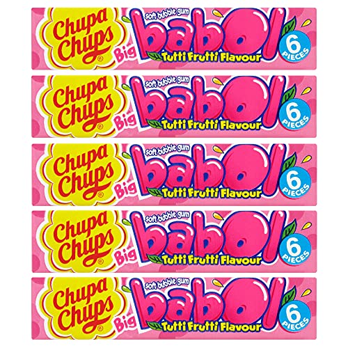 5 x 6 Stück weiche Kaugummis fruchtig süß Snack Tutti Frutti Knabbereien 5 x 6 Stück weiche Kaugummis fruchtig süß Snack Tutti Frutti Knabbereien von KRISP