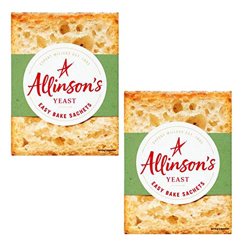 Allinsons Trockenhefe Brot Maker Handbackrollen Brot Brötchen Kochen, 2 x 6 Beutel Allinsons Trockenhefe Brot Maker Handbackrollen Brot Brötchen Kochen, 2 x 6 Beutel von KRISP