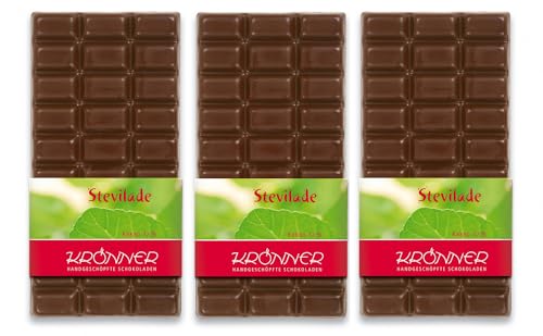 Krönner Stevia-Schokolade Zartbitter 64% Probierangebot 3 x 100g Tafel Krönner Stevia-Schokolade Zartbitter 64% Probierangebot 3 x 100g Tafel von KRÖNNER KAFFEEHAUS . KONDITOREI . CHOCOLATIER GARMISCH-PARTENKIRCHEN