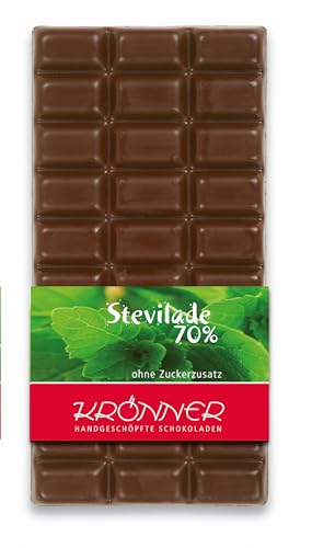 Krönner Stevilade Zartbitter 70% / 100g Tafelschokolade Krönner Stevilade Zartbitter 70% / 100g Tafelschokolade von KRÖNNER KAFFEEHAUS . KONDITOREI . CHOCOLATIER GARMISCH-PARTENKIRCHEN