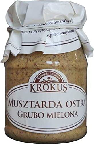 Würziger Senf, grob gemahlen 180g KROKUS Würziger Senf, grob gemahlen 180g KROKUS von KROKUS