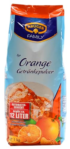 Krüger Family Typ Orange Getränkepulver, 10er Pack (10 x 1 kg) von KRÜGER FAMILY