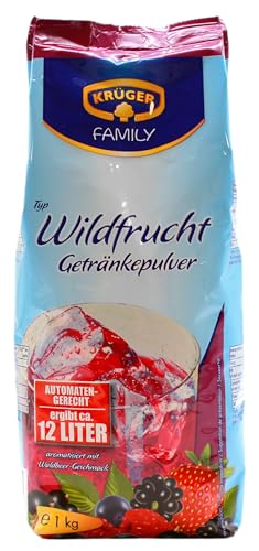Krüger Family Typ Wildfrucht Getränkepulver, 10er Pack (10 x 1 kg) von KRÜGER FAMILY