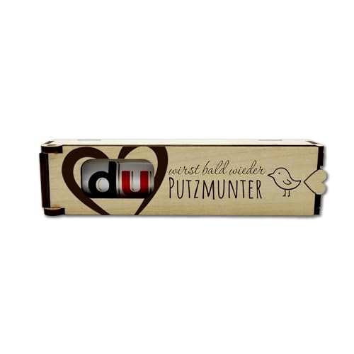 KS Laserdesign Schokoriegel Geschenkbox Holz - Gute Besserung Geschenke Männer & Frauen, Aufmunterung, Genesungsgeschenke, Denk an dich, beste Freunde & Freundin, OHNE DUPLO KS Laserdesign Schokoriegel Geschenkbox Holz - Gute Besserung Geschenke Männer & Frauen, Aufmunterung, Genesungsgeschenke, Denk an dich, beste Freunde & Freundin, OHNE DUPLO von KS Laserdesign