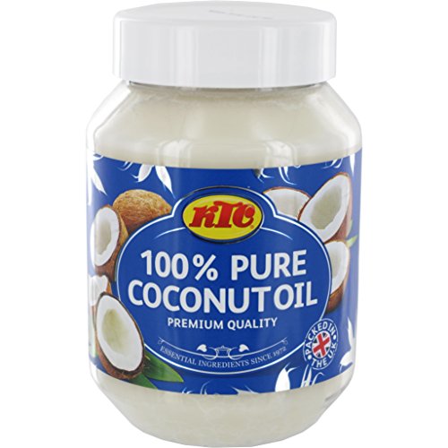 [ 12x 500ml ] KTC 100% Reines Kokosöl / Cocosöl / Kokosnussöl / Pure Coconut Oil + ein kleines Glückspüppchen - Holzpüppchen von KTC