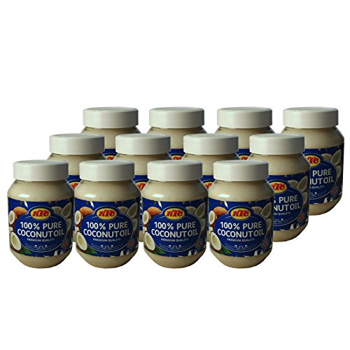 12x500ml KTC Kokosöl, raffiniert, geschmacks- und geruchsneutral von KTC