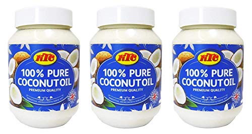 KTC - 100 % reines Kokosöl - Vielseitig für Haut, Haar & Küche - 3 x 500 ml von Red Rickshaw