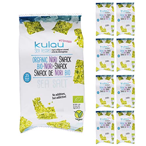 Kulau Bio-Nori-Snack Sea salt, 8 x 4g Kulau Bio-Nori-Snack Sea salt, 8 x 4g von KULAU GmbH