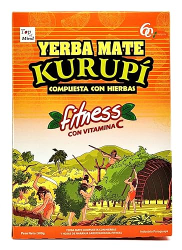 Yerba Mate Tee Kurupi 500g | Kurupi Fitness 500g | Yerba Mate Tee mit Kräutern von Kurupi