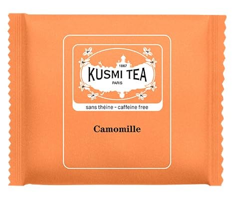 KUSMI TEA - BIO KAMOMILE - Box mit Teebeuteln in Umhüllung (50) von KUSMI TEA