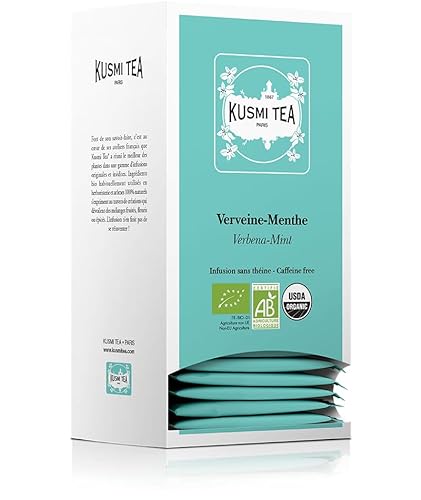 Kusmi Tea - Eisenkraut-Minze - Box mit 25 Musselin-Teebeuteln von KUSMI TEA