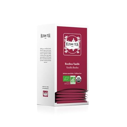 Kusmi Tea - Rooibos Vanille - Box mit 25 Musselin-Teebeuteln von KUSMI TEA