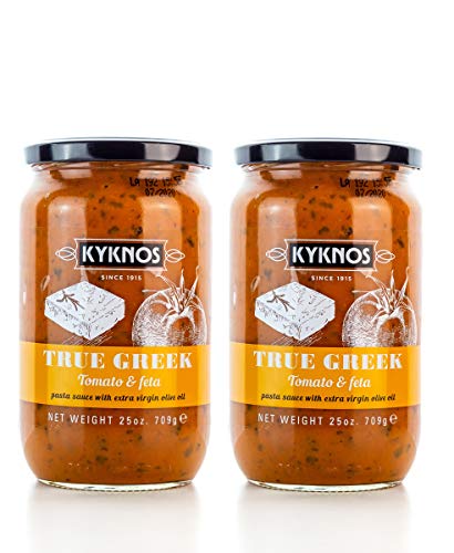 2x Pastasauce Tomatensauce mit Feta-Käse (709g) von Kyknos aus Griechenland von Kyknos
