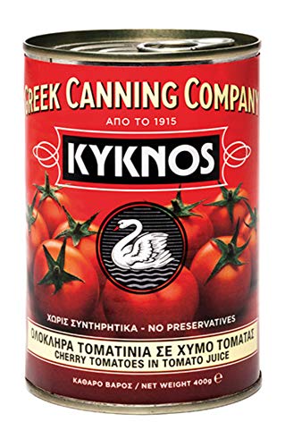 Kyknos Cherrytomaten - 400g Dose, 6er Pack (6 x 400 g) von KYKNOS