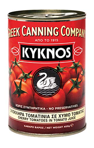 Kyknos Cherrytomaten - 400g Dose, 6er Pack (6 x 400 g) von Kyknos