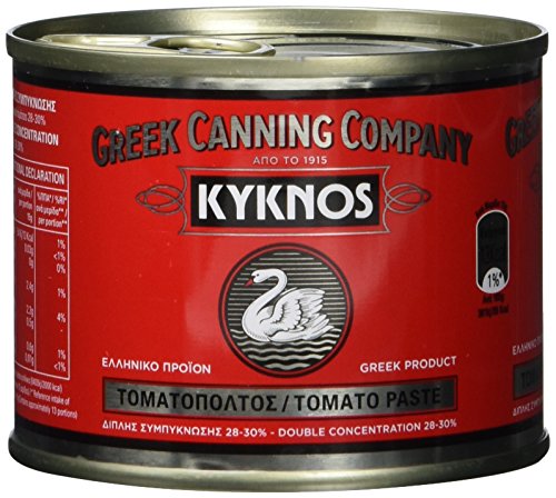 Kyknos doppelt konzentrierte Tomatenpaste 28-30% - 200g Dose, 6er Pack (6 x 200 g) von Jlwiy