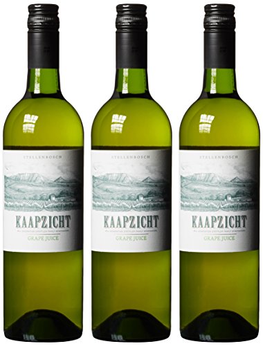 Kaapzicht Estate Grape Juice Frizzante Stellenbosch Alkoholfrei Weißwein (3 x 0.75 l) von Kaapzicht Estate