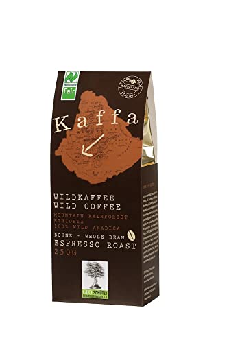 Bio Kaffa Wildkaffee, Espresso Roast, ganze Bohne (6 x 250 gr) von Kaffa Wildkaffee