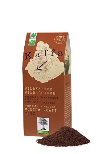 Bio Kaffa Wildkaffee, Medium Roast, gemahlen (6 x 250 gr) von Kaffa Wildkaffee