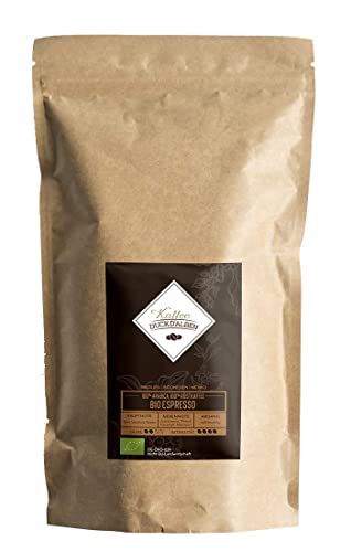 Kaffee Duckdalben | Starke Bio Espresso Bohnen | (500g (ganze Bohnen – geröstet)) von Kaffee Duckdalben
