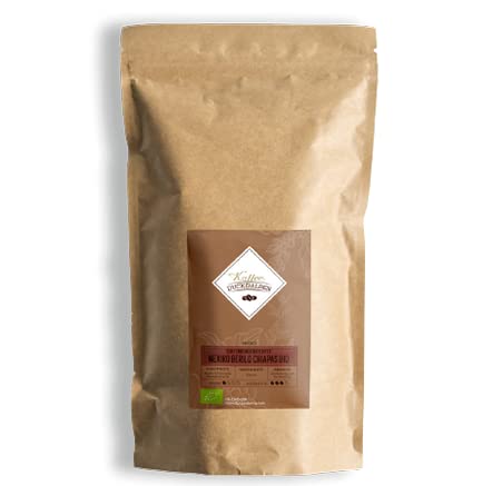 Kaffee Duckdalben | Mexico Berilo Chiapas Bio | 100 % Bio Kaffee (500G (ganze Bohnen - geröstet)) Arabica Kaffee ganze Bohnen Ideal für Vollautomat und Siebträger. von Kaffee Duckdalben