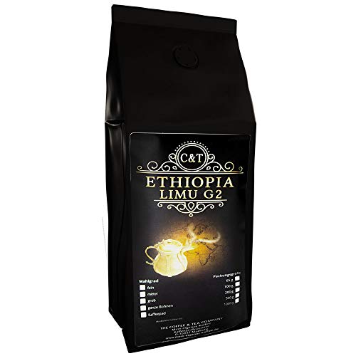 Kaffee Globetrotter - Echte Raritäten (Fein Gemahlen, 1000g) Ethiopia Limu Grade 2 - Raritäten Spitzenkaffee - Werden Sie Zum Entdecker! von Kaffee Globetrotter
