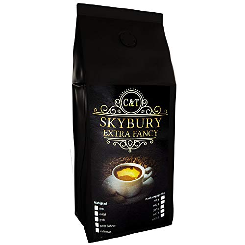 Kaffee Globetrotter - Echte Raritäten (Grob Gemahlen, 1000g) Australia Skybury Extra Fancy - Raritäten Spitzenkaffee - Werden Sie Zum Entdecker! von Kaffee Globetrotter